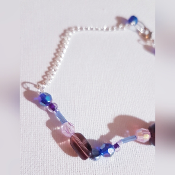 Enchanted Bracelet Purple Adjustable Clasps Handmade Novelty Jewelry - Picture 9 of 16